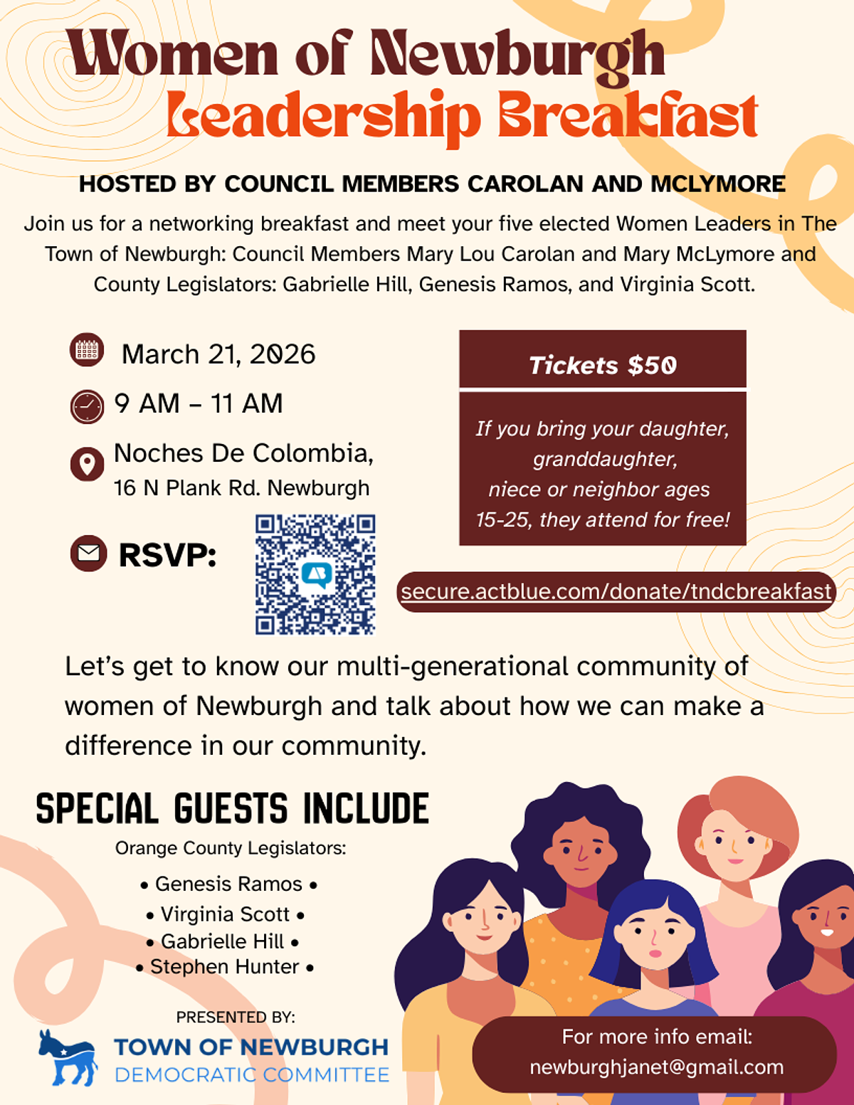 Women of Newburgh Leadership Breakfast