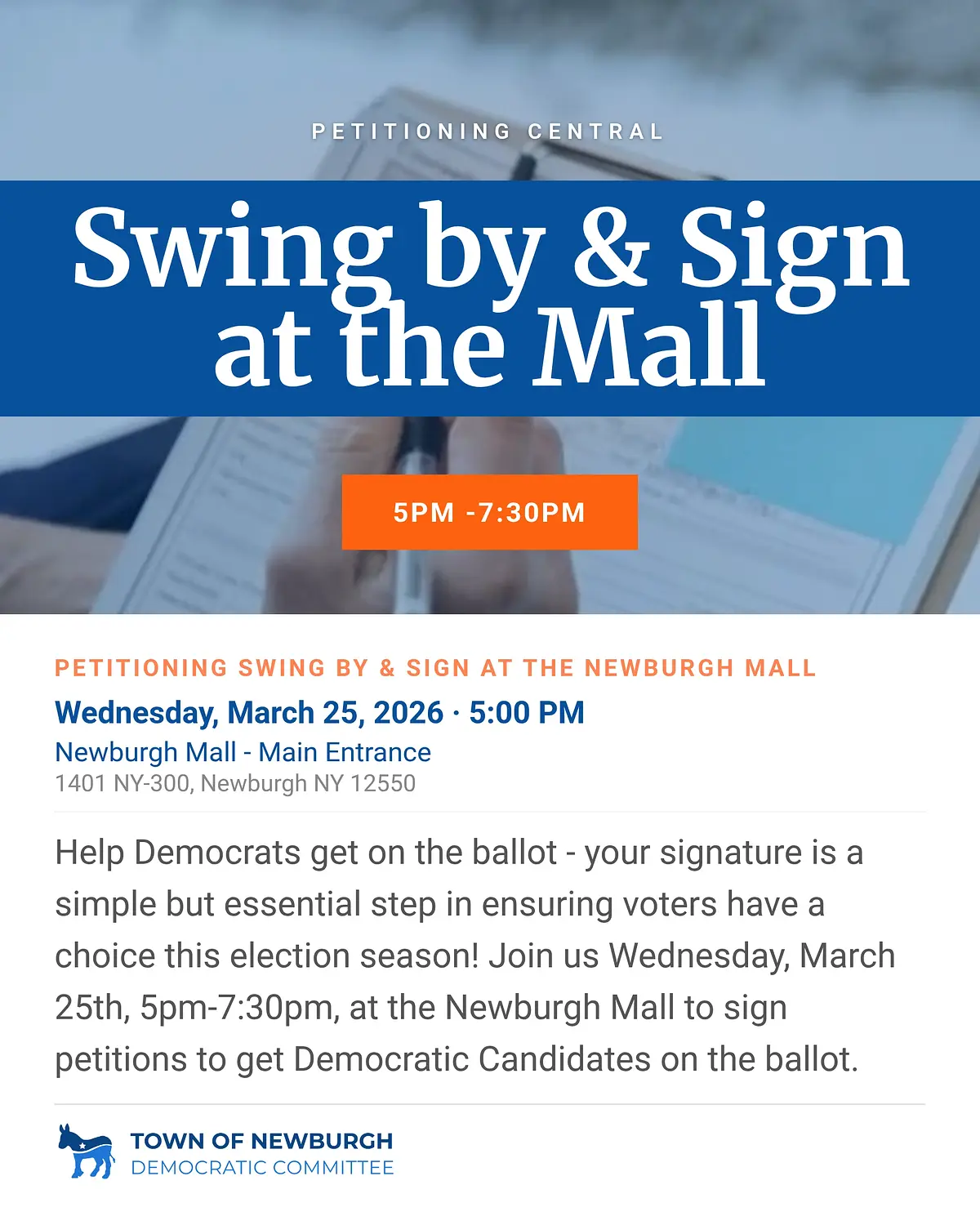 Petition Signing CTA