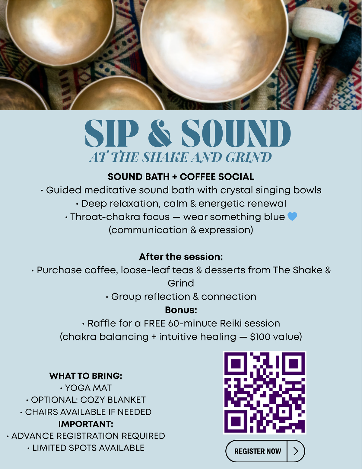 Sip & Sound: Sound Bath + Coffee Social