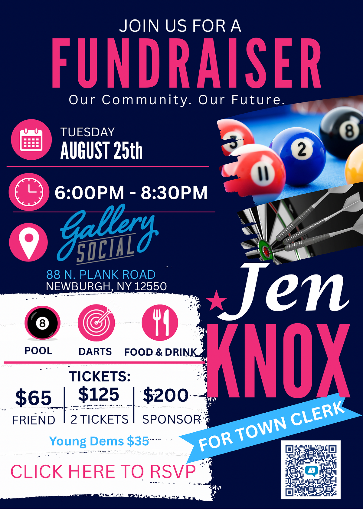 Fundraiser for Town Clerk Candidate Jen Knox