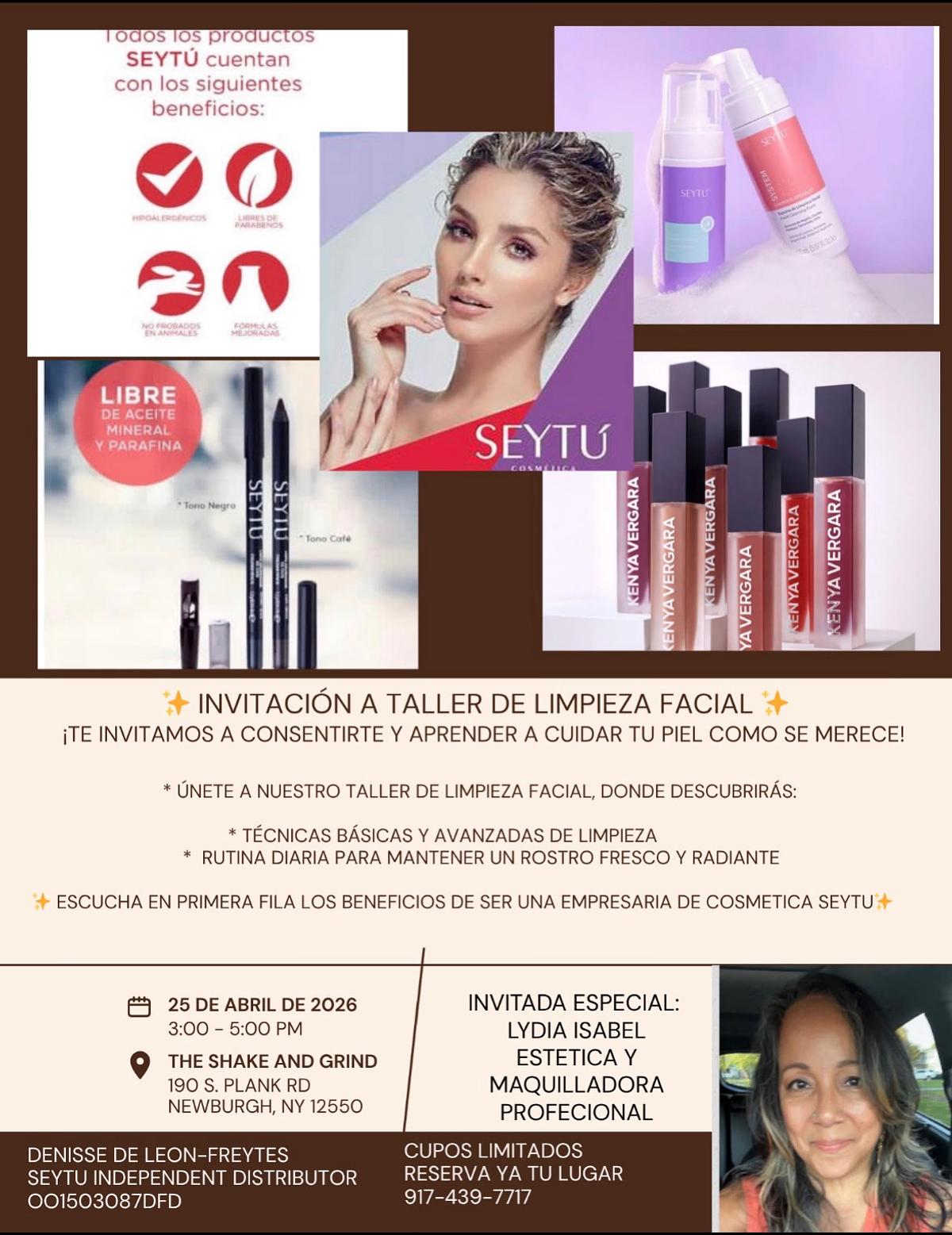 Facial Cleansing Workshop with SEYTÚ Cosmetics
