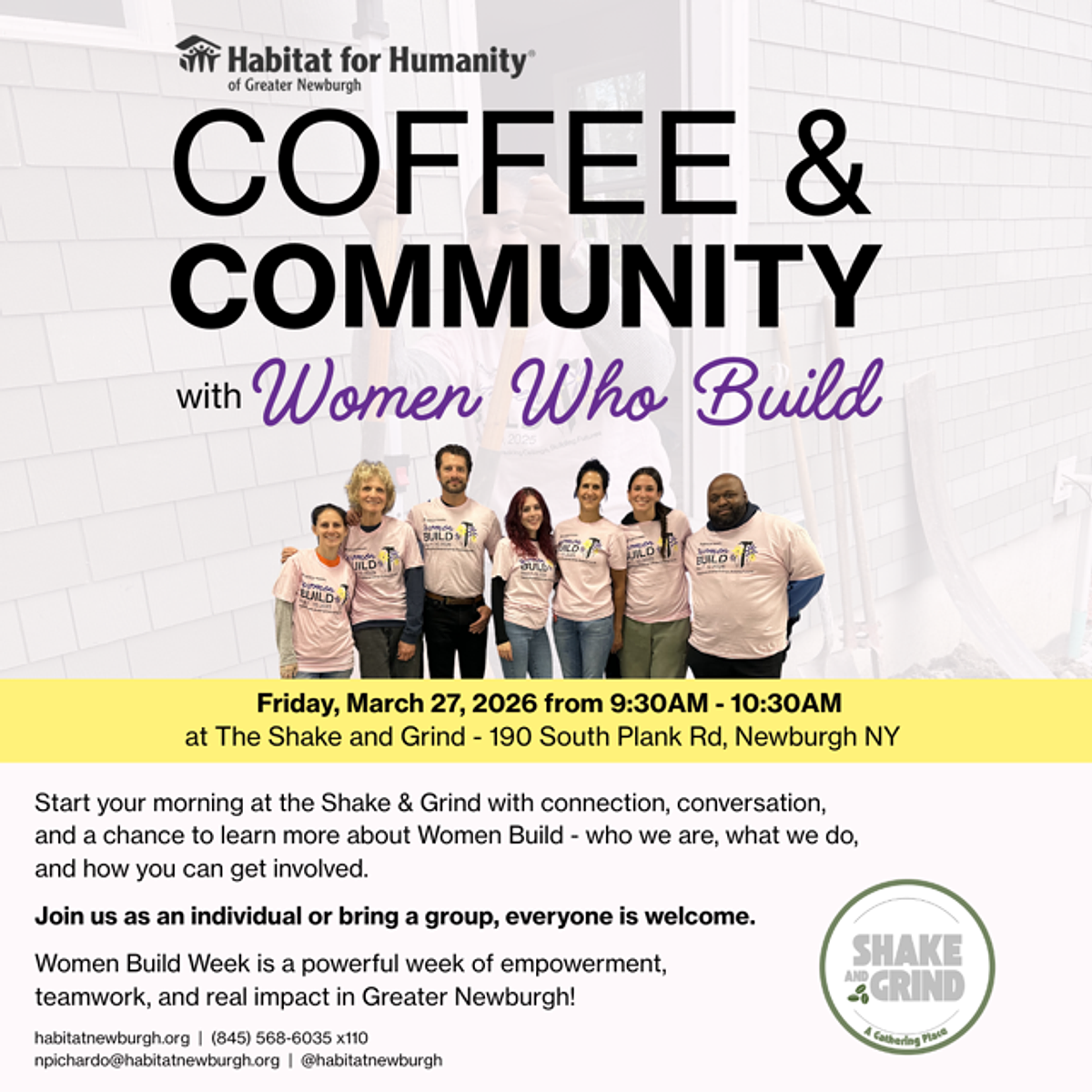 Coffee & Community with Women Who Build