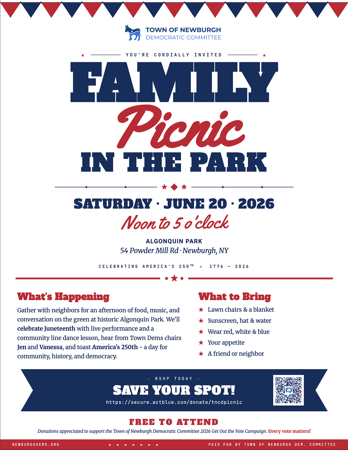 Family Picnic in the Park